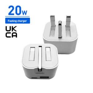 PD20W Foldable Uk plug fast charger