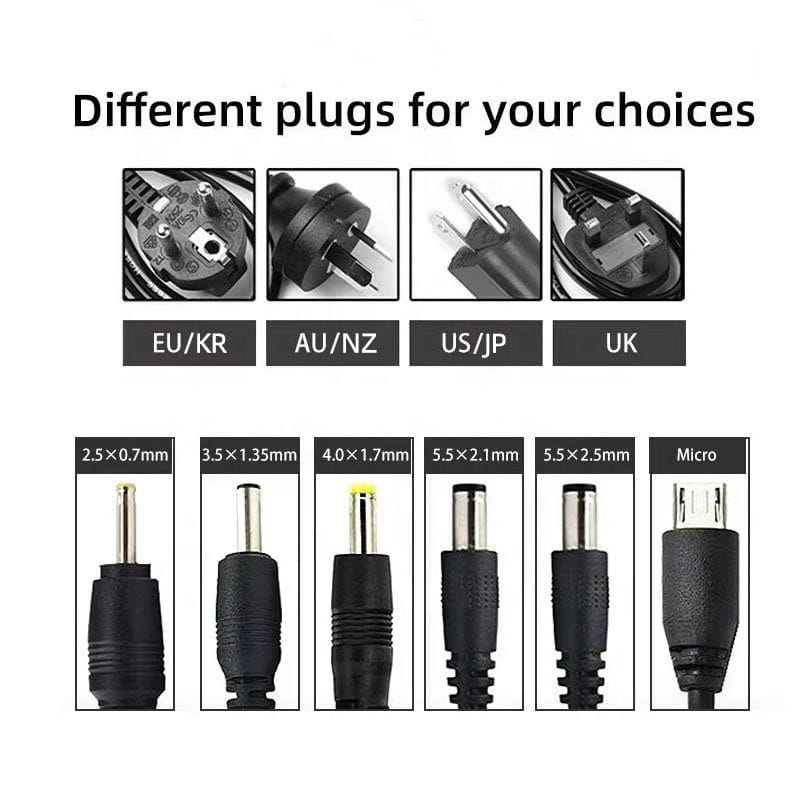 different of dc plugs